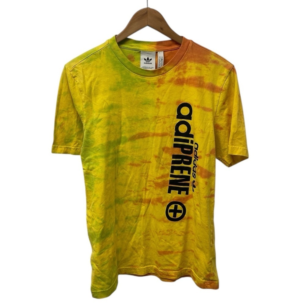 TS484 Men’s Adidas AdiPRENE Multicolor Tie-Dye AOP Crew T Shirt S
